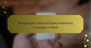 Budgeting for Seasonal Display Advertising Campaigns in Retail