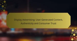 Display Advertising: User-Generated Content, Authenticity and Consumer Trust