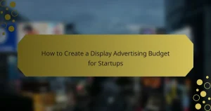 How to Create a Display Advertising Budget for Startups